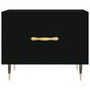 vidaXL Salongbord 2 stk svart 50x50x40 cm konstruert tre