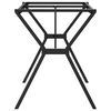 vidaXL Ben for spisebord Y-ramme 120x60x73 cm stål