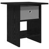 vidaXL Nattbord Svart Eik 41 x 40 x 45 cm Konstruert tre