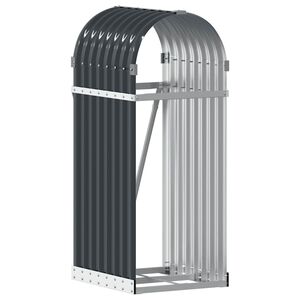vidaXL Vedholder antrasitt 40x45x100 cm galvanisert st&aring;l