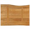 vidaXL Bordplate 80x60x3,8 cm naturlig kant heltre mango