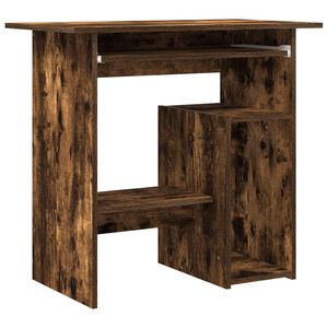 vidaXL Skrivebord r&oslash;kt eik 80x45x74 cm konstruert tre