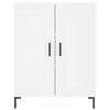 vidaXL Highboard hvit 69,5x34x180 cm konstruert tre