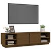 vidaXL TV-benk honningbrun 156x40x40 cm heltre furu