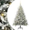 vidaXL Kunstig Forh&aring;ndsbelyst Juletre med Ballettsett Gr&oslash;nn 150 cm