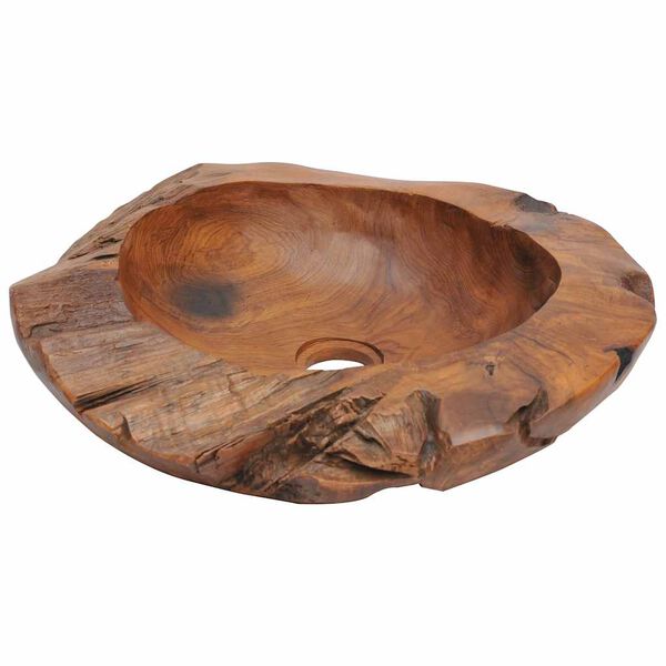 vidaXL Servant heltre teak 45 cm