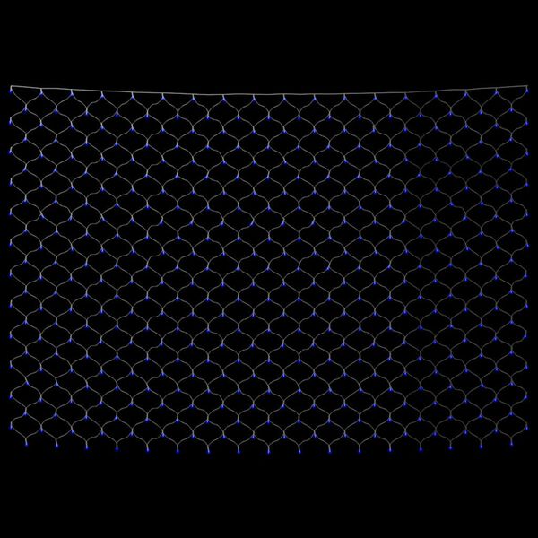 vidaXL Julenettlys bl&aring; 3x3 m 306 lysdioder innend&oslash;rs og utend&oslash;rs