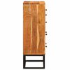 vidaXL Skap med skuffer Naturlig 55 x 30 x 90 cm Solid akasietre
