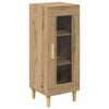 vidaXL Serviesskap Artisan Eik 34,5 x 32,5 x 90 cm Konstruert tre