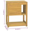 vidaXL Baderomsskap 60x40x75 cm heltre teak