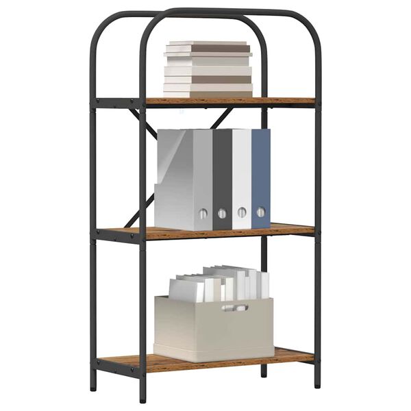 vidaXL Bokhylle Gammelt tre 60 x 30 x 109 cm Konstruert tre