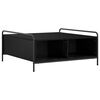 vidaXL Kaffebord Svart eik 90 x 90 x 41 cm Konstruert tre
