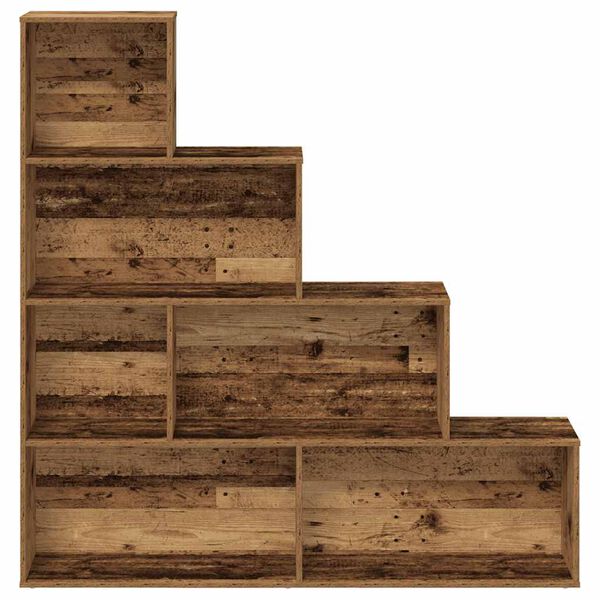 vidaXL Bokhylle gammelt tre 157x24x160 cm konstruert tre