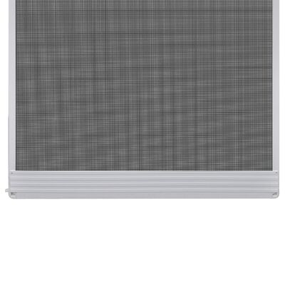 vidaXL Insektskjerm med hengsler for dør hvit 100 x 215 cm