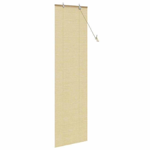 vidaXL Rullegardin med gardiner Natur 60 x 220 cm Bambus