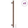 vidaXL Skaph&aring;ndtak 5 stk bronse 320 mm rustfritt st&aring;l