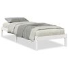 vidaXL Ekstra lang sengeramme uten madrass hvit 90x220 cm heltre furu