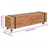 vidaXL TV-benk 110x30x32,5 cm heltre teak