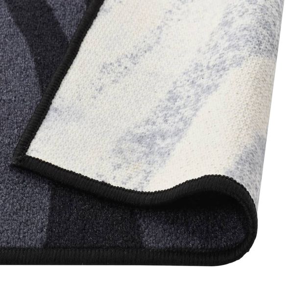 vidaXL Teppel&oslash;per svart 80x100 cm