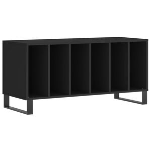 vidaXL Hifi-benk svart 100x38x48 cm konstruert tre