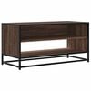 vidaXL TV-benk brun eik 91x40x46 cm konstruert tre og metall