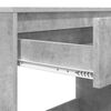 vidaXL Skrivebord med skuff Betonggr&aring; 100 x 50 x 78 cm Konstruert tre