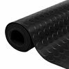 vidaXL Gulv Matte Svart 1 x 5 m Gummi