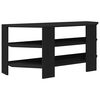 vidaXL Hj&oslash;rneTV-skap Svart 102x40,5x45cm Konstruert tre