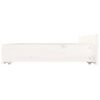 vidaXL Sengeramme med skuffer hvit 120x190 cm Small Double