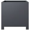 vidaXL Plantekasse antrasitt 40x40x40 cm stål