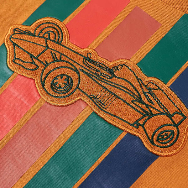 T-skjorte for barn med lange ermer m&oslash;rkeoker 140