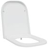 vidaXL Toalettsete Hvit 47,5 x 35 x 3,6 cm Duroplast