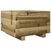 vidaXL Plantekasse 40x40x26,5 cm impregnert furu