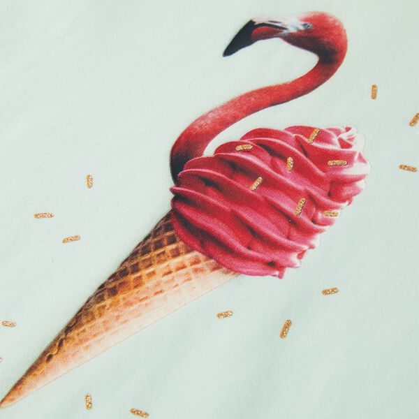 T-skjorte for barn lysemynte 116