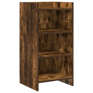 vidaXL Serviesskap R&oslash;kt Eik 40 x 36 x 80 cm Konstruert tre