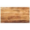 vidaXL Bordplate 120x60x2,5 cm rektangul&aelig;r grovt heltre mango