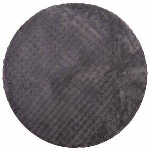 vidaXL Omr&aring;detepper Rund SIROLO Antrasitt &Oslash; 160 CM Polyester