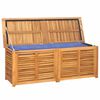 vidaXL Putekasse med pose 150x50x55 cm heltre teak