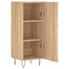 vidaXL Skjenk sonoma eik 34,5x34x90 cm konstruert tre