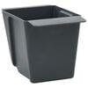vidaXL Blomsterkasser for Euro-paller 12 pcs Gr&aring; 13,5 x 9 x 9,5 cm