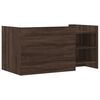 vidaXL Salongbord brun eik 100x50x50 cm konstruert tre