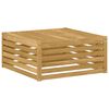 vidaXL Ute fotst&oslash;tte Solid akasietre Hvit 79 x 79 x 37 cm