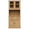 vidaXL Highboard VIGO 78x40x175 cm heltre furu