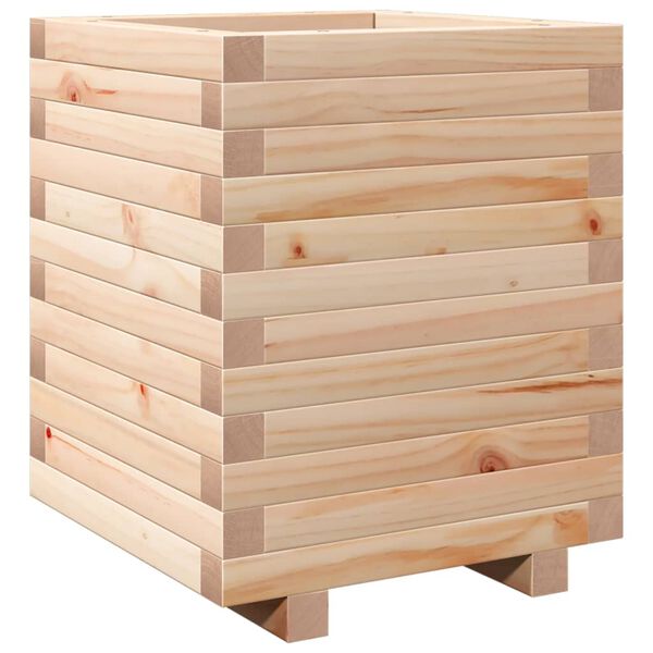 vidaXL Plantekasse 40x40x49,5 cm heltre furu