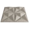 vidaXL Veggpaneler 12 stk beton 50x50 cm XPS 3 m&sup2; origami