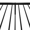 vidaXL Sengeramme i metall med hode- og fotgavl svart 80x200 cm
