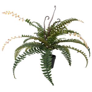 vidaXL Kunstig fern tre Gr&oslash;nn 58 x 13 x 60 cm Stoff og PE