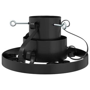 vidaXL Juletre Stand Svart 40 x 40 x 21 cm St&aring;l