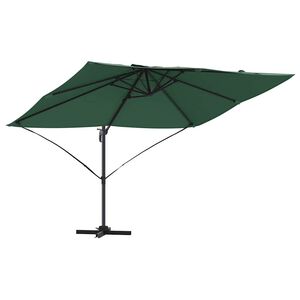 vidaXL Kipp Roma Parasol Grønn og svart 352 x 251 x 260 cm