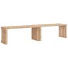 vidaXL Hagebenk utvidbar 212,5x40,5x45 cm heltre furu